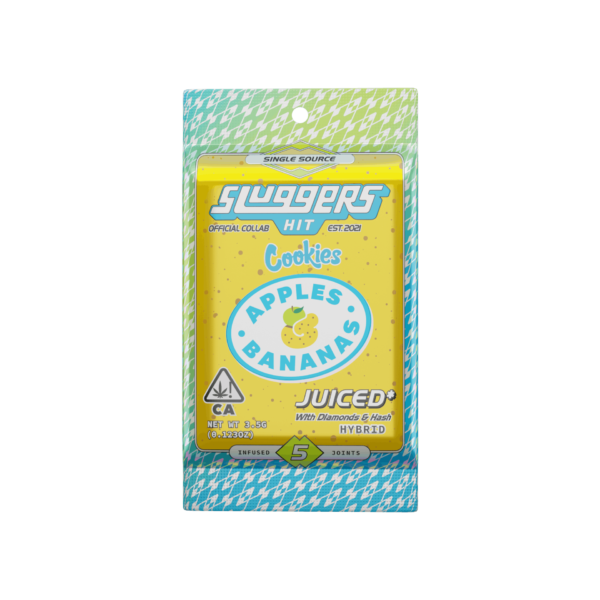 Sluggers Hit Apple And Banana 3.5g 5pk